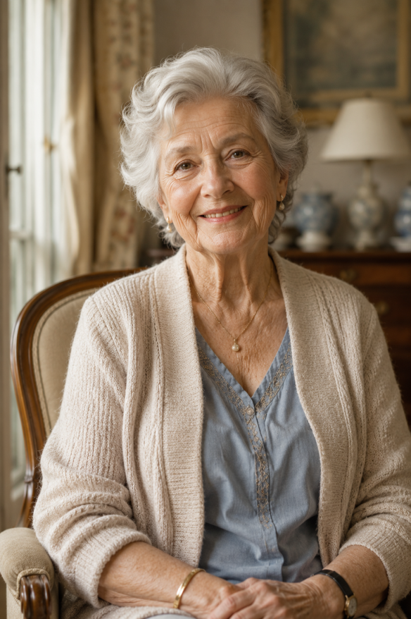 Portrait fictif de Madeleine jeune